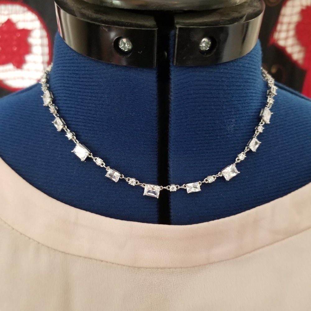 Pure silver with cubic zirconia